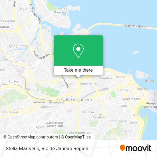 Stella Maris Rio map