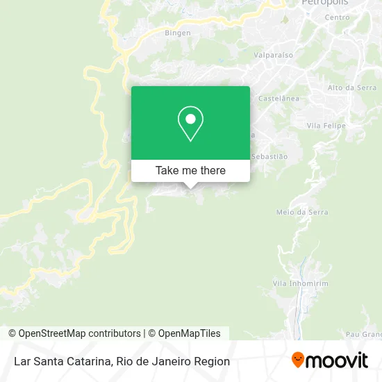 Lar Santa Catarina map