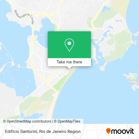 Edifício Santorini map