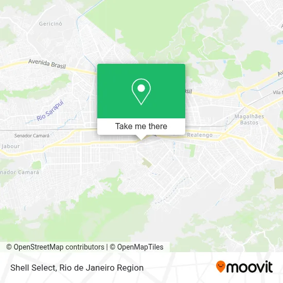 Shell Select map