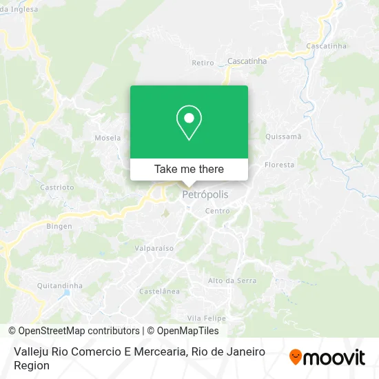 Valleju Rio Comercio E Mercearia map