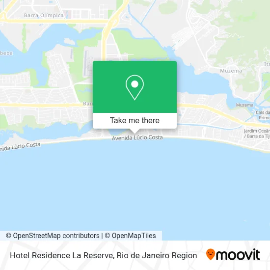 Hotel Residence La Reserve map