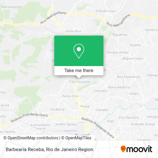 Barbearia Receba map