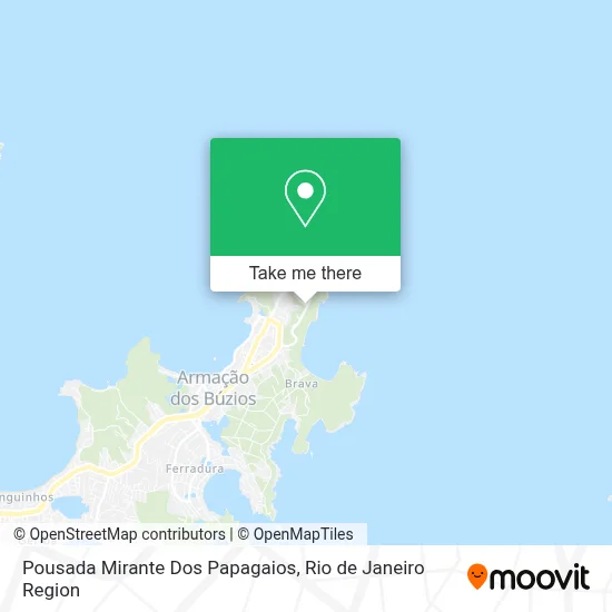 Pousada Mirante Dos Papagaios map