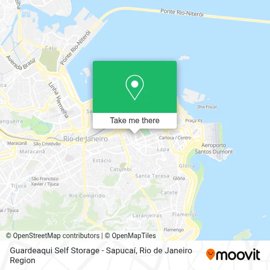 Guardeaqui Self Storage - Sapucaí map