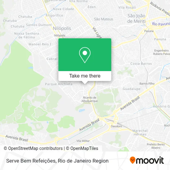 Serve Bem Refeições map