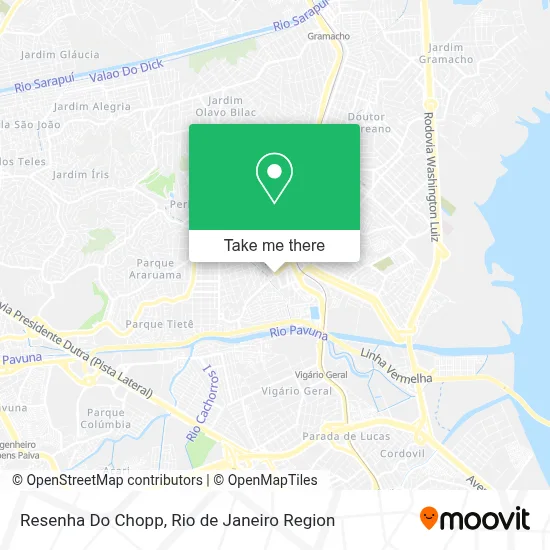 Resenha Do Chopp map