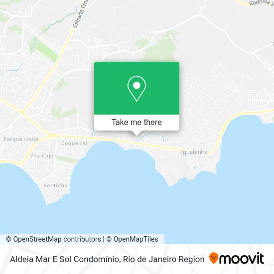 Aldeia Mar E Sol Condomínio map
