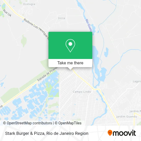 Stark Burger & Pizza map