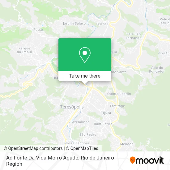 Ad Fonte Da Vida Morro Agudo map