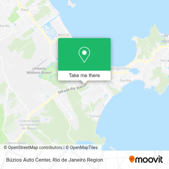 Búzios Auto Center map