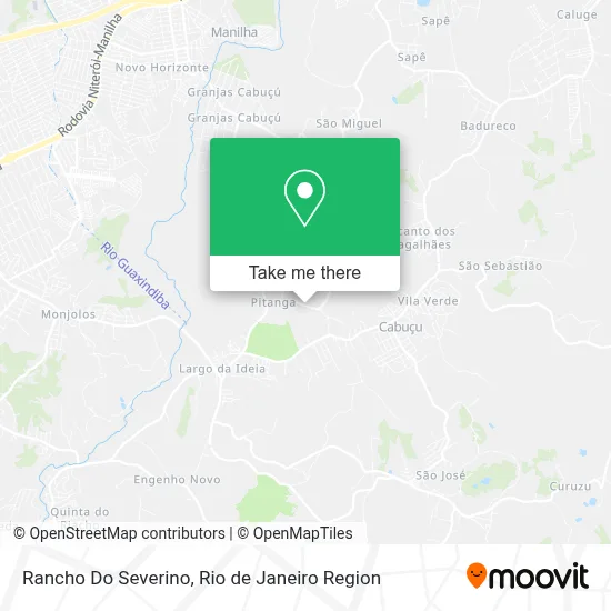 Rancho Do Severino map