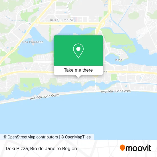 Deki Pizza map