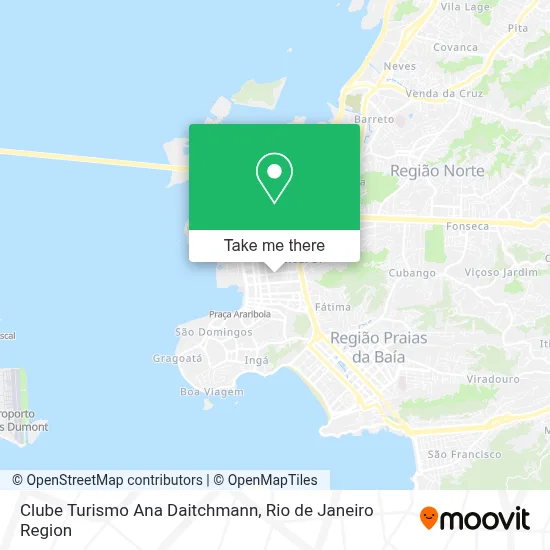 Clube Turismo Ana Daitchmann map