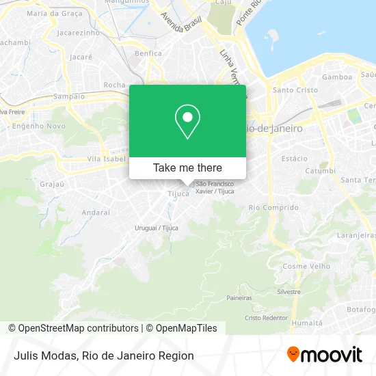 Julis Modas map
