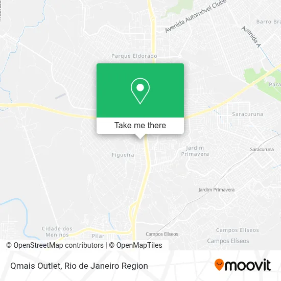 Qmais Outlet map