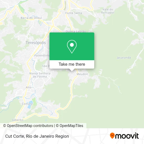 Cut Corte map