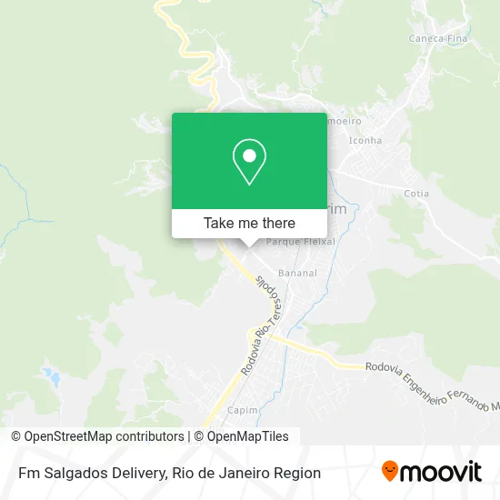 Fm Salgados Delivery map