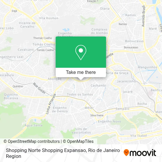 Shopping Norte Shopping Expansao map