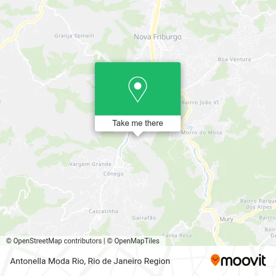 Antonella Moda Rio map