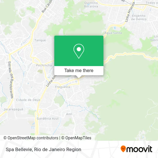 Spa Bellevie map