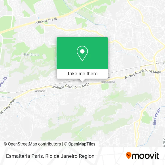 Esmalteria Paris map