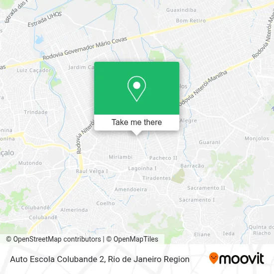 Auto Escola Colubande 2 map