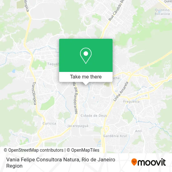 Vania Felipe Consultora Natura map