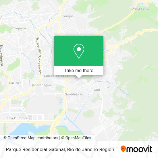 Parque Residencial Gabinal map