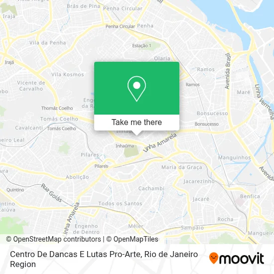 Centro De Dancas E Lutas Pro-Arte map