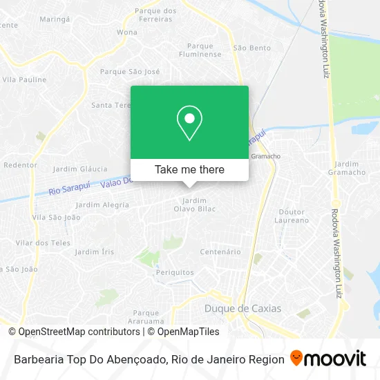 Barbearia Top Do Abençoado map