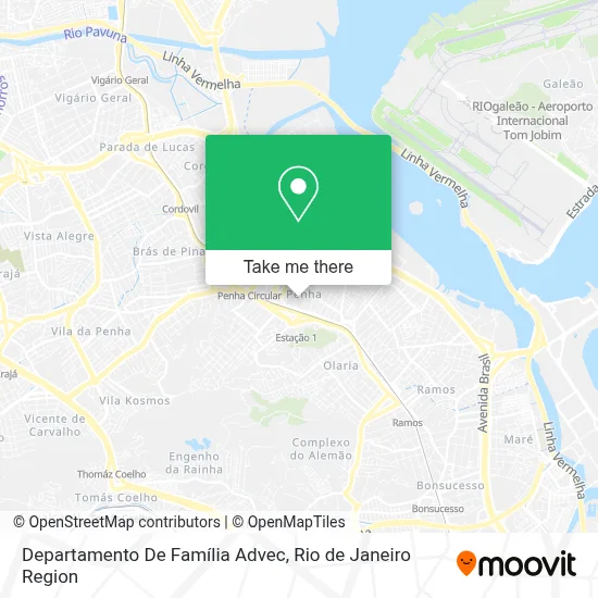 Departamento De Família Advec map
