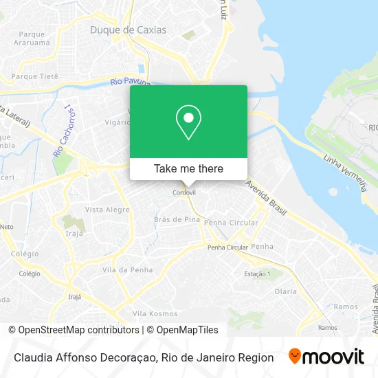 Claudia Affonso Decoraçao map