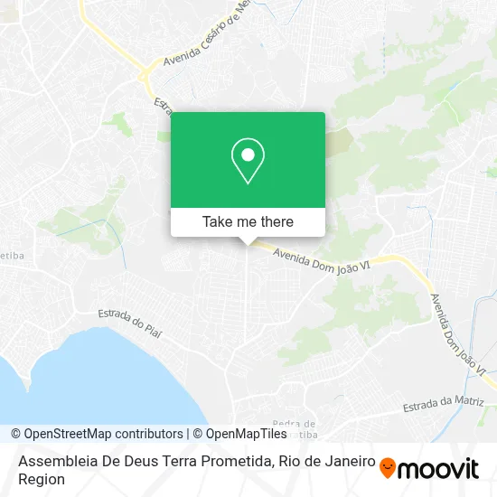 Assembleia De Deus Terra Prometida map