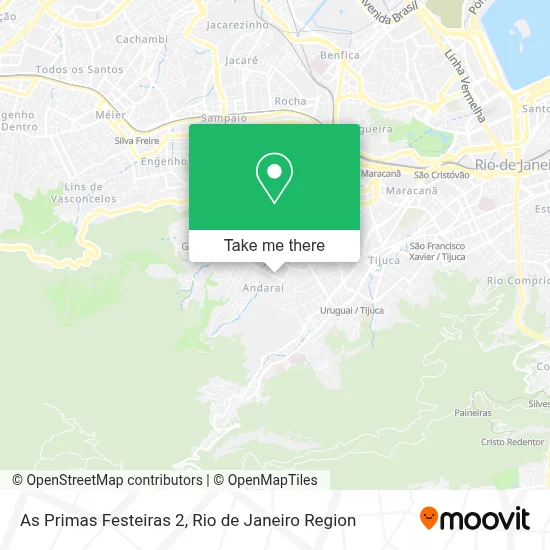 As Primas Festeiras 2 map