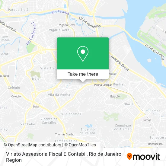 Viriato Assessoria Fiscal E Contabil map