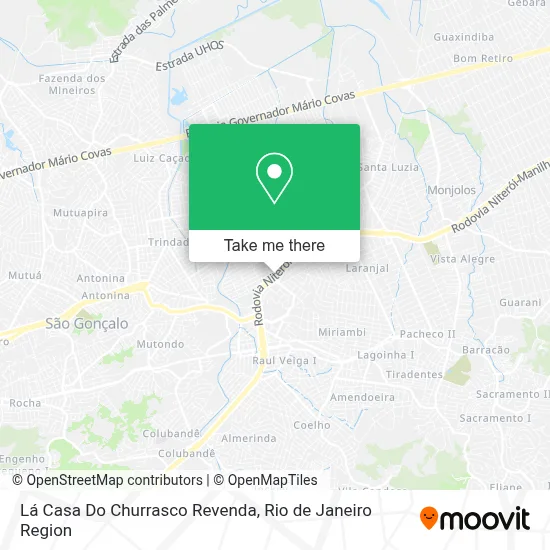 Lá Casa Do Churrasco Revenda map