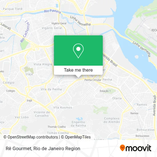 Rê Gourmet map