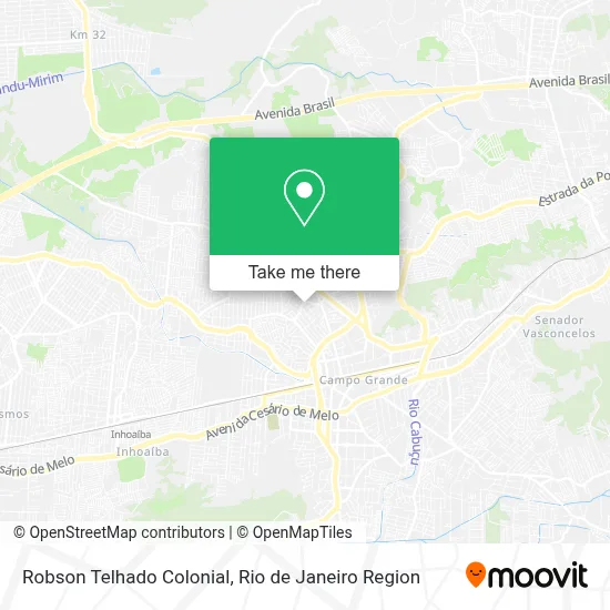 Robson Telhado Colonial map
