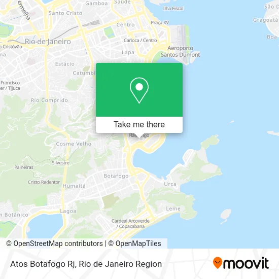 Atos Botafogo Rj map