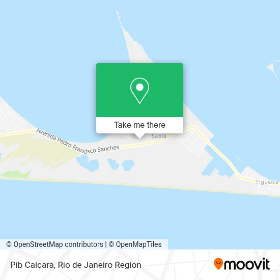 Pib Caiçara map