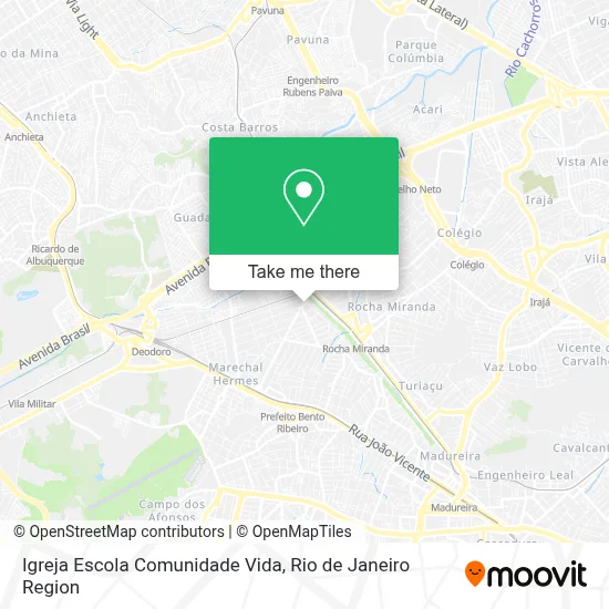 Igreja Escola Comunidade Vida map