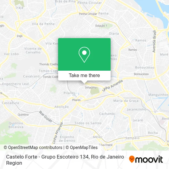 Castelo Forte - Grupo Escoteiro 134 map