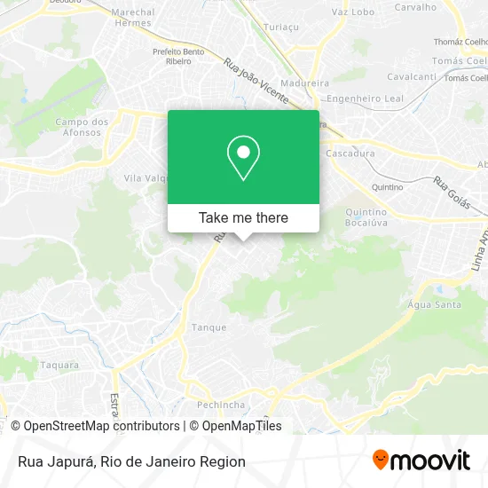 Rua Japurá map