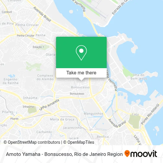 Amoto Yamaha - Bonsucesso map