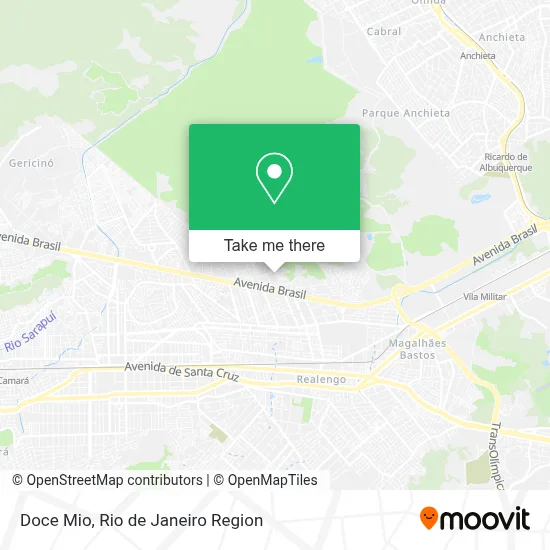 Doce Mio map