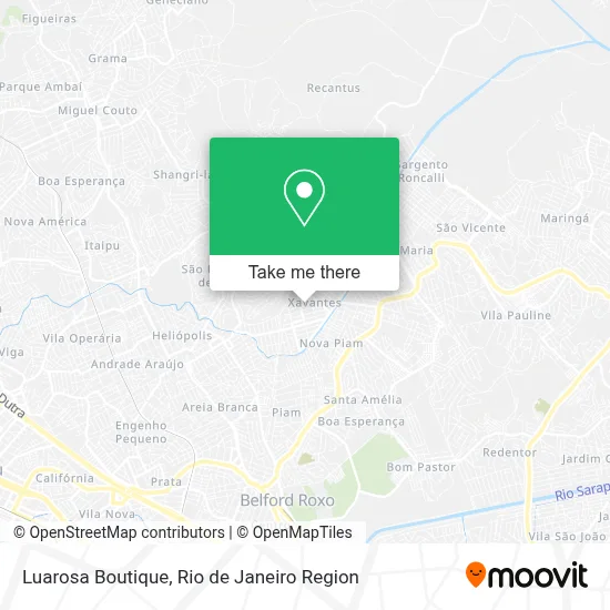 Luarosa Boutique map