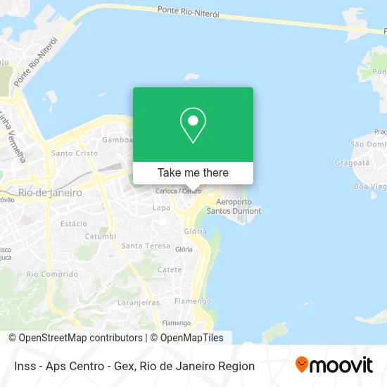 Inss - Aps Centro - Gex map