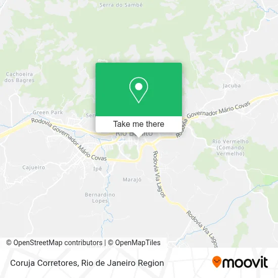 Coruja Corretores map
