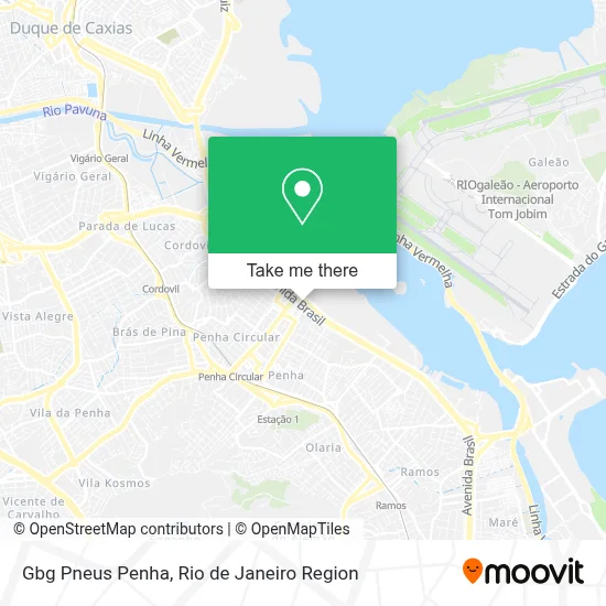 Gbg Pneus Penha map